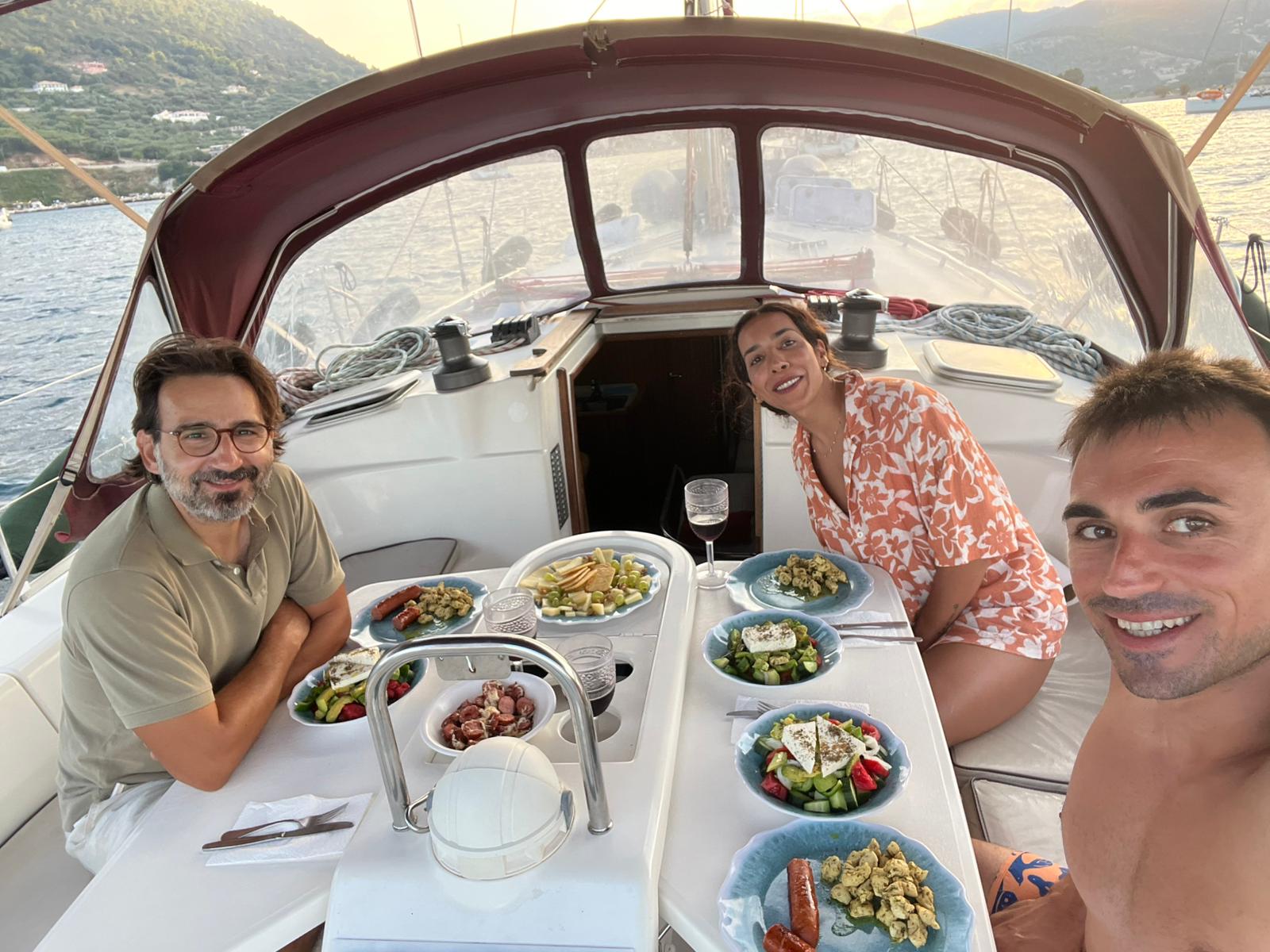 sailing charter in Zakynthos Keri Bay